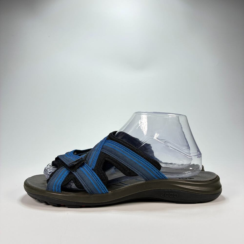 Ecco Offroad Black Blue Adjustable Strap Comfort Walking Sport Women's Size 7.5 View 6